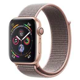 Apple Watch (Series 4) 2018 GPS 40 mm - Alluminio Oro rosa - Nylon intrecciato Rosa