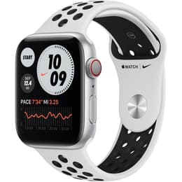 Apple Watch (Series 6) 2020 GPS 44 mm - Alluminio Argento - Sport Nike Platino/nero