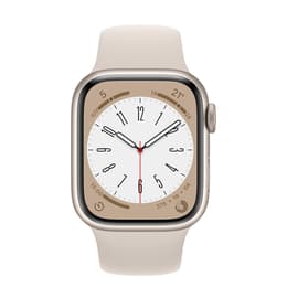 Apple Watch (Series 8) 2022 GPS + Cellular 41 mm - Alluminio Galassia - Cinturino Sport Galassia