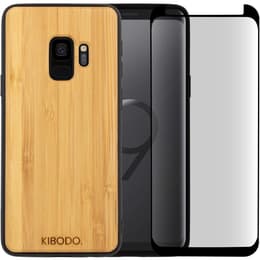 Cover Galaxy S9 e shermo protettivo - Legno - Marrone