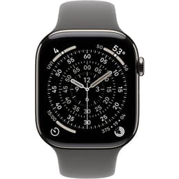 Apple Watch (2025) GPS + Cellular 46 mm - Titanio - Cinturino Sport Grigio