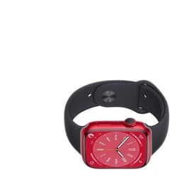 Apple Watch (Series 8) 2022 GPS + Cellular 41 mm - Alluminio Rosso - Cinturino Sport Nero