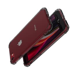 Cover iPhone SE (2022/2020)/8/7/6/6S - Silicone - Nero/Trasparente