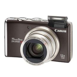 Macchina fotografica compatta PowerShot SX200 IS - Marrone + Canon Canon Zoom Lens 28-336 mm f/3.4-5.3 f/3.4-5.3