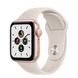 Apple Watch (Series 5) 2019 GPS 44 mm - Alluminio Oro - Cinturino Sport Bianco