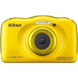 Macchina fotografica compatta Coolpix S33 - Giallo + Nikon Nikkor 3x Wide Optical Zoom 30-90mm f/3.3-5.9 f/3.3-5.9