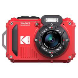 Compatta - Kodak PixPro WPZ2 Nero/Rosso + obiettivo Kodak Zoom Optique x4 27-108mm f/3.0-6.6