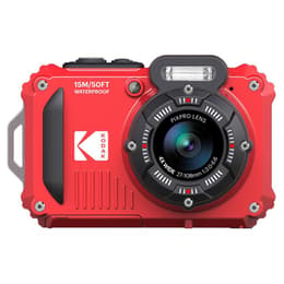 Macchina fotografica compatta PixPro WPZ2 - Nero/Rosso + Kodak Zoom Optique x4 27-108mm f/3.0-6.6 f/3.0-6.6