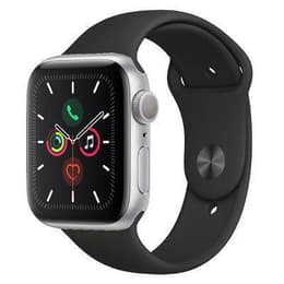 Apple Watch (Series 5) 2019 GPS 44 mm - Alluminio Argento - Sport Nero