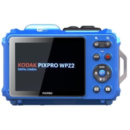 Macchina fotografica compatta PixPro WPZ2 - Blu + Kodak PixPro Zoom Optique x4 Wide 27-106mm f/3.0-6.6 f/3.0-6.6