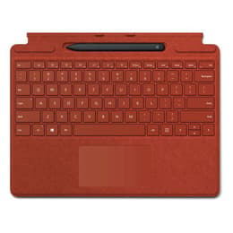 Microsoft Tastiera AZERTY Francese wireless retroilluminata Surface Pro X / 8 / 9 Signature Keyboard + Slim Pen