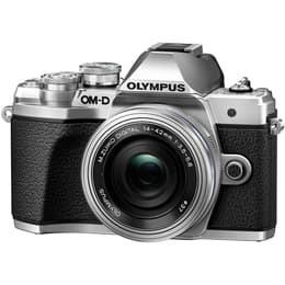 Macchina fotografica ibrida OM-D E-M10 II - Nero/Argento + Olympus M.Zuiko Digital 14-42mm 1:3.5-5.6 II R + M.Zuiko Digital ED 40-150mm F4-5.6 R f/3.5-5.6 + f/4-5.6