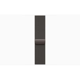 Apple Watch Series 10 (2024) GPS + Cellular 46 mm - Titanio Ardesia - Loop in maglia milanese Nero