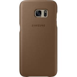 Cover Galaxy S7 edge - Pelle - Marrone