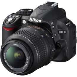 Reflex D3100 - Nero + Nikon Nikon AF-S DX Nikkor 18-55 mm f/3.5-5.6G VR f/3.5-5.6G