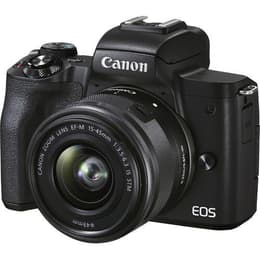 Reflex macchina fotografica Canon M50 Mark II - Nero + Obiettivo Canon Zoom Lens EF-M 15-45mm f/3.5-6.3 IS STM