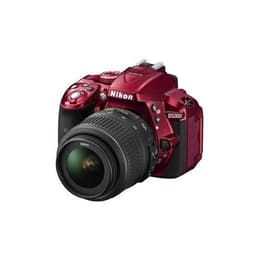 Reflex D5300 - Rosso + Nikon Nikon AF-S DX Nikkor 18-55 mm f/3.5-5.6G DX VR f/3.5-5.6