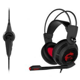 Cuffie gaming wired con microfono Msi DS502 - Nero/Rosso