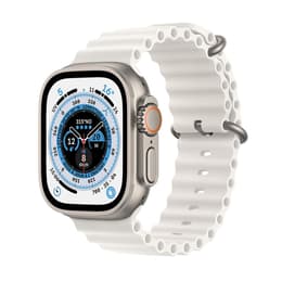 Apple Watch Ultra 2 (2023) GPS + Cellular 49 mm - Titanio Titanio naturale - Cinturino Ocean Bianco