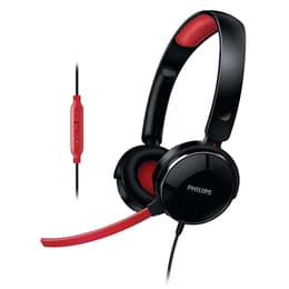 Cuffie gaming a filo con microfono Philips SHG7210/10 - Nero/Rosso