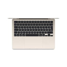 MacBook Air 13" (2024) - Apple M3 con CPU 8-core e GPU 10-Core - 16GB RAM - SSD 256GB - Display standard - AZERTY - Francese
