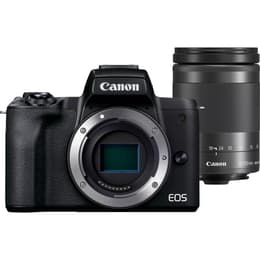 Macchina fotografica ibrida Canon EOS M50 Mark II Nero + Obiettivo EF-M 15-45mm f/3.5-6.3 IS STM