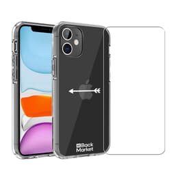 Back Market Cover iPhone 11 e shermo protettivo - 60% Plastica riciclata - Trasparente
