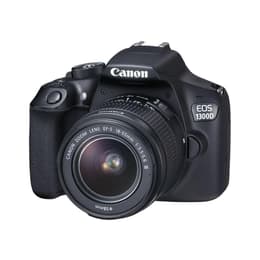 Reflex - Canon EOS 1300D - Nero + Obiettivo Canon 18-55mm + 55-250mm
