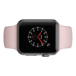 Apple Watch (Series 3) 2017 GPS + Cellular 42 mm - Alluminio Grigio Siderale - Sport Rosa