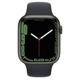 Apple Watch Series 7 (2021) GPS 45 mm - Alluminio Verde - Cinturino Sport Nero