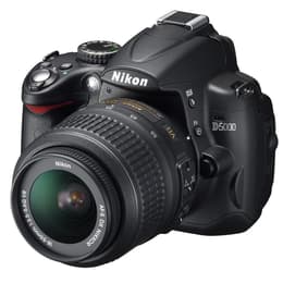 Reflex - Nikon D5000 - Nero + Obiettivo Nikon AF-S DX VR 18 - 55 mm f / 3.5 - 5.6 G