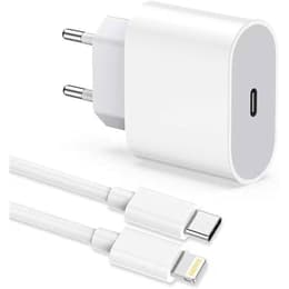 Cavo e Wallplug (USB-C + Lightning) 25W - Evetane
