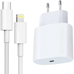 Cavo e Wallplug (USB-C + Lightning) 25W - Evetane