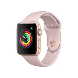 Apple Watch (Series 3) 2017 GPS 42 mm - Alluminio Oro - Sport Rosa sabbia