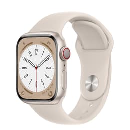 Apple Watch (Series 8) 2022 GPS 41 mm - Alluminio Oro - Cinturino Sport Galassia