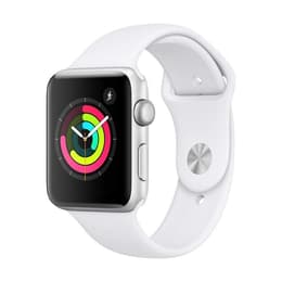 Apple Watch (Series 2) GPS 38 mm - Acciaio inossidabile Argento - Sport Bianco