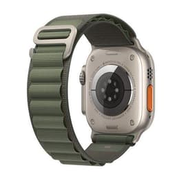 Apple Watch (Ultra) 2022 GPS + Cellular 49 mm - Titanio Grigio - Alpine loop Verde