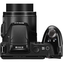 Macchina fotografica compatta CoolPix L810 - Nero + Nikon Nikkor 26X Wide Optical Zoom ED VR 4.0-104mm f/3.1-5.9 f/3.1-5.9