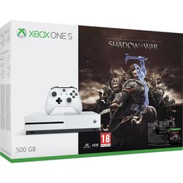 Xbox One S 500GB - Bianco + Middle-earth: Shadow of War