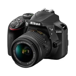 Reflex D3400 - Nero + Nikon AF-P DX Nikkor 18-55mm f/3.5-5.6G VR f/3.5-5.6G
