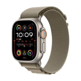 Apple Watch (Ultra) 2023 GPS + Cellular 49 mm - Titanio Grigio - Alpine loop Verde