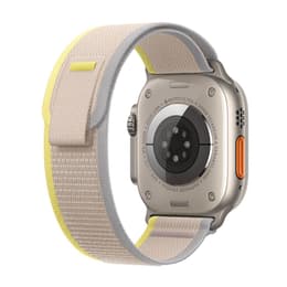 Apple Watch Ultra 2 (2023) GPS + Cellular 49 mm - Titanio Titanio naturale - Trail loop Giallo
