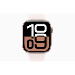 Apple Watch Series 10 (2024) GPS 46 mm - Alluminio Oro rosa - Cinturino Sport Rosa