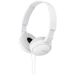 Cuffie riduzione del rumore a filo con microfono Sony MDRZX110W - Bianco