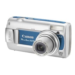 Macchina fotografica compatta PowerShot A470 - Grigio/Blu + Canon Zoom Lens 3.4x 38-128mm f/3.0-5.8 f/3.0-5.8