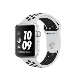 Apple Watch (Series 3) 2017 GPS 42 mm - Alluminio Argento - Cinturino Nike Sport Argento