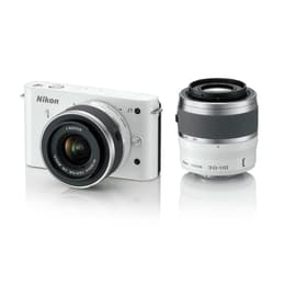 Nikon 1 J1 - Bianco + Obiettivo Nikkor 1 10-30mm f/3.5-5.6 + 30-110mm f/3.8-5.6