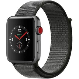 Apple Watch (Series 3) 2017 GPS 42 mm - Ceramica Grigio Siderale - Nylon intrecciato Nero
