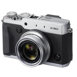 Macchina fotografica compatta FinePix X30 - Argento + Fujifilm Fujinon Aspherical Lens Super EBC 7.1-28.4mm f/2.0-2.8 f/2.0-2.8