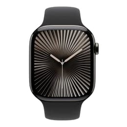 Apple Watch Series 10 (2024) GPS + Cellular 46 mm - Titanio - Cinturino Sport Nero